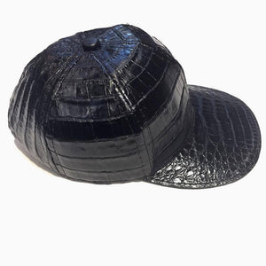 Kashani Black All Over Alligator body Strap-back Hat - Dudes Boutique