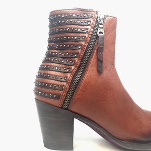 Denver Boots Lady Gabriel Tan Ankle Boots - Dudes Boutique