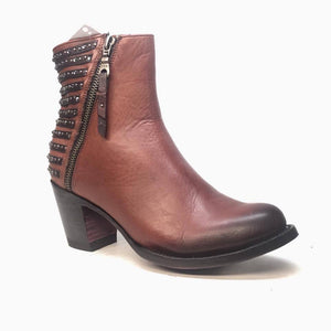 Denver Boots Lady Gabriel Tan Ankle Boots - Dudes Boutique
