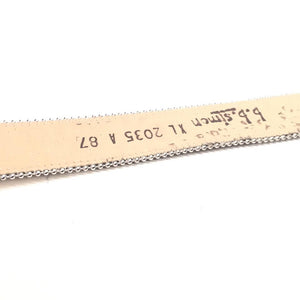 b.b. Simon Teal 2018 Leather Crystal Belt - Dudes Boutique