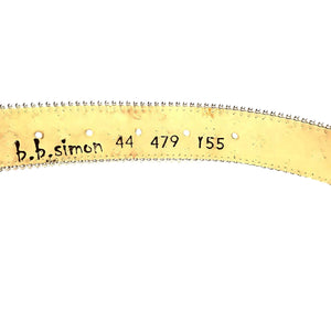 b.b. Simon 'Dune Croc' Swarovski Crystal Belt - Dudes Boutique