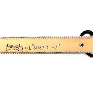 b.b. Simon Blue Heart Pony Hair Crystal Belt - Dudes Boutique