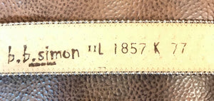 b.b. Simon 'Lemon Croc' Crystal Belt - Dudes Boutique