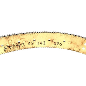 b.b. Simon Black Quad Studded Pony Crystal Belt - Dudes Boutique