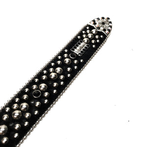 b.b. Simon 'Mixed Studded' Pony Crystal Belt - Dudes Boutique