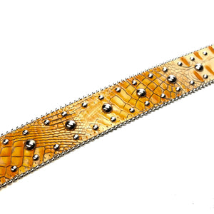 b.b. Simon 'Dune Croc' Swarovski Crystal Belt - Dudes Boutique