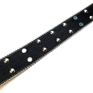 b.b. Simon 'Double Pony' Crystal Belt - Dudes Boutique