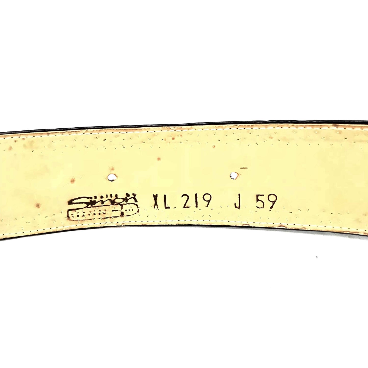 b.b. Simon 'Royal Croc' Black Thick 2.5" Crystal Belt - Dudes Boutique