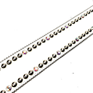 b.b. Simon 'White Croc' Thick 2.5" Crystal Belt - Dudes Boutique