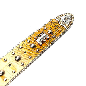 b.b. Simon 'Dune Croc' Swarovski Crystal Belt - Dudes Boutique