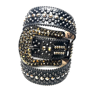 b.b. Simon 'Rose Gold' Fully Loaded Crystal Belts - Dudes Boutique