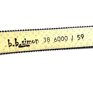 b.b. Simon 'Orange Fire' Fully Loaded Crystal Belts - Dudes Boutique