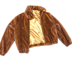 Kashani Men's Whisky Full Mink Fur Coat - Dudes Boutique