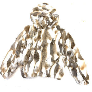 Kashani Men's Natural Hooded Fox Fur Coat - Dudes Boutique