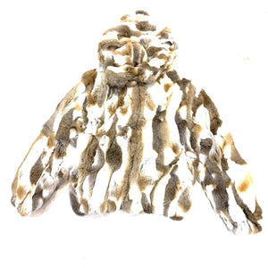 Kashani Men's Natural Hooded Fox Fur Coat - Dudes Boutique