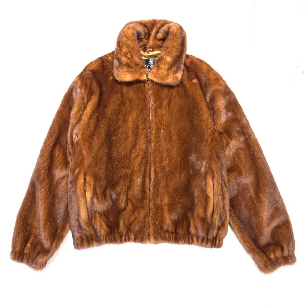 Kashani Men's Whisky Full Mink Fur Coat - Dudes Boutique