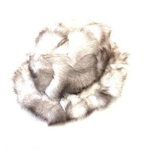Kashani Men's Silver Natural Fox Fur Top Hat - Dudes Boutique