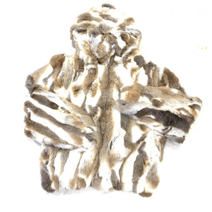 Kashani Men's Natural Hooded Fox Fur Coat - Dudes Boutique