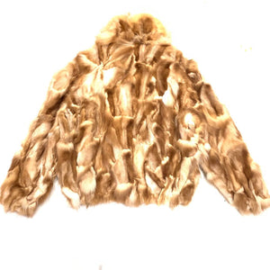 Kashani Men's Red Fox Diamond Cut Fur Coat - Dudes Boutique