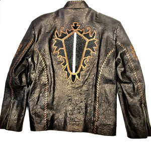 Kashani Hand Crafted Stingray Lambskin Jacket - Dudes Boutique