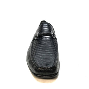 Los Altos Men's All Over Lizard Buckled Dress Loafers - Dudes Boutique