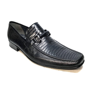 Los Altos Men's All Over Lizard Buckled Dress Loafers - Dudes Boutique