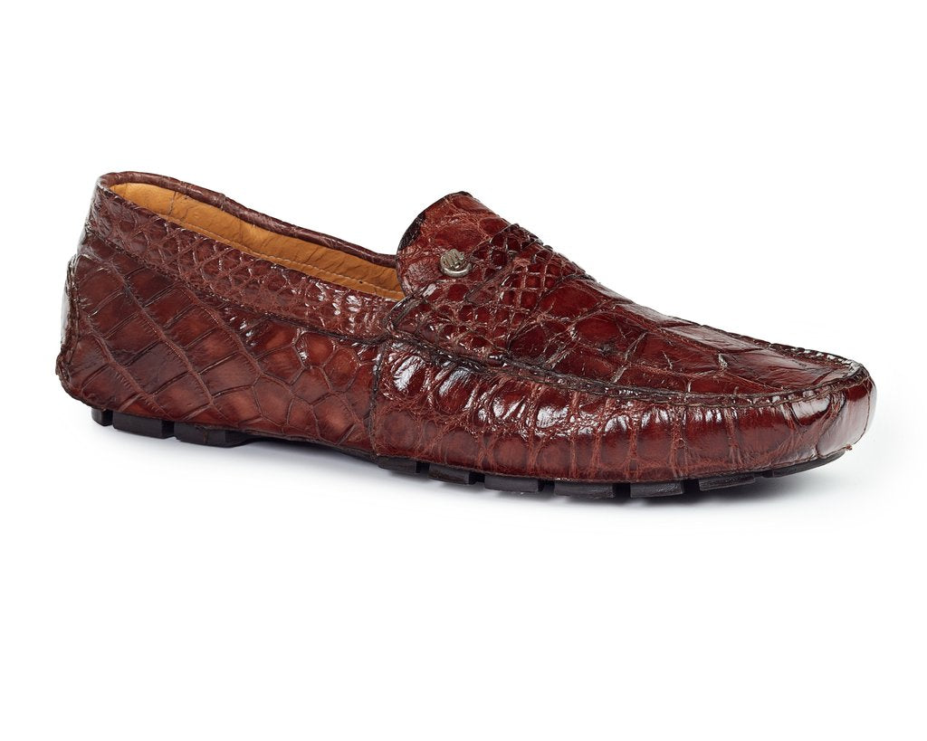 Mauri 3128 Ercole Alligator Driving Loafers - Dudes Boutique