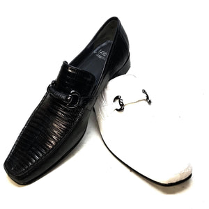 Los Altos Men's All Over Lizard Buckled Dress Loafers - Dudes Boutique