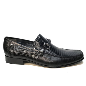 Los Altos Men's All Over Lizard Buckled Dress Loafers - Dudes Boutique