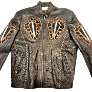 Kashani Hand Crafted Stingray Lambskin Jacket - Dudes Boutique