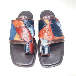 Mauri - "1495 Cannes" Ostrich Sandal - Dudes Boutique
