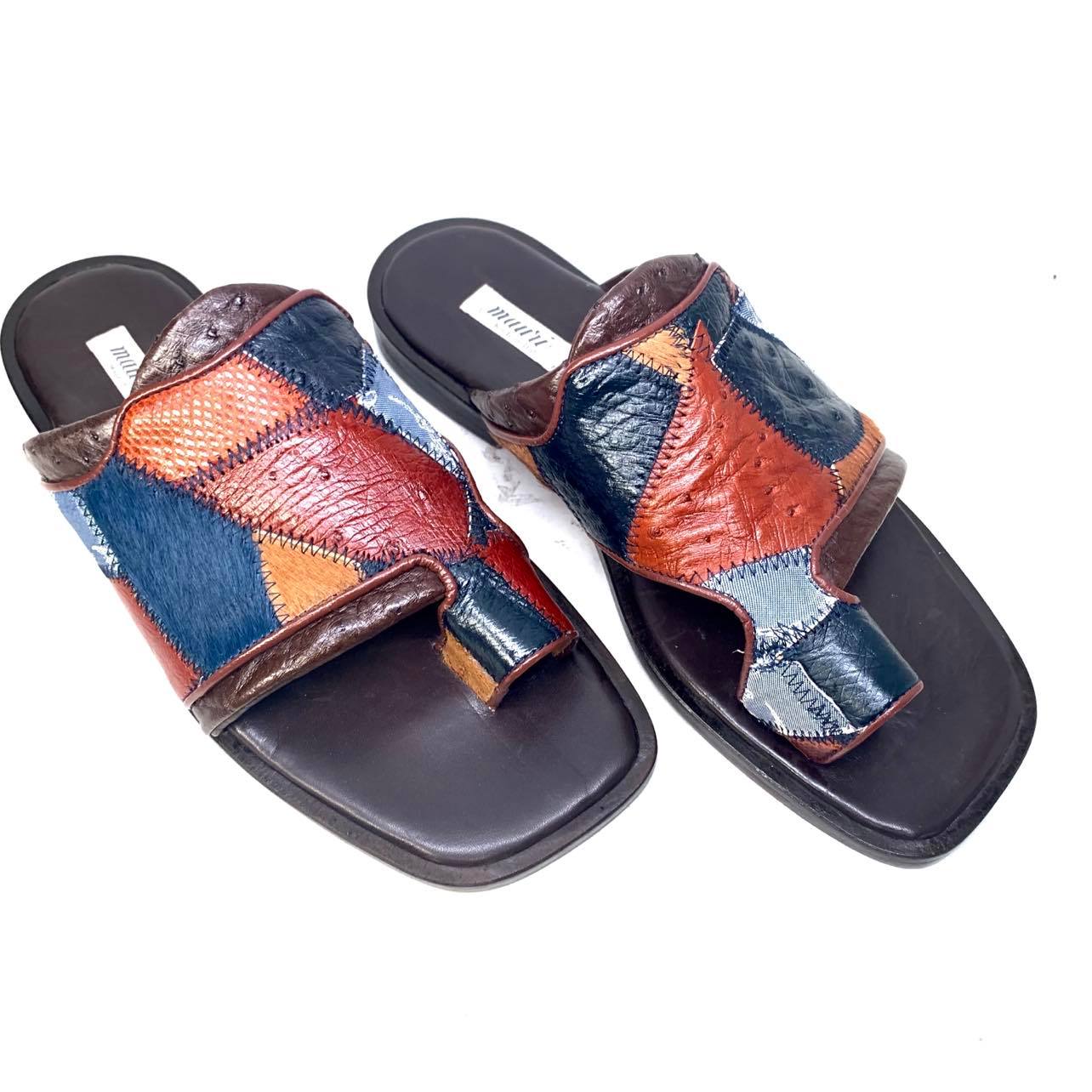 Mauri - "1495 Cannes" Ostrich Sandal - Dudes Boutique