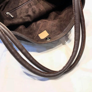 Kashani Luxury Chocolate Antelope Pocketbook Bag - Dudes Boutique