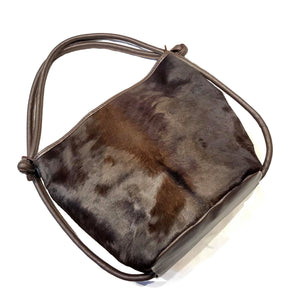 Kashani Luxury Chocolate Antelope Pocketbook Bag - Dudes Boutique