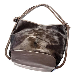 Kashani Luxury Chocolate Antelope Pocketbook Bag - Dudes Boutique