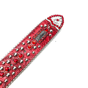 b.b. Simon 'Rojo' Studded Swarovski Crystal Belt - Dudes Boutique