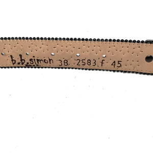 b.b. Simon 'Chameleon' Lizard Crystal Belt - Dudes Boutique