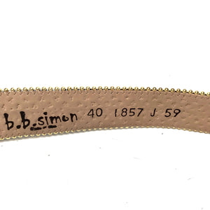 b.b. Simon 'ORO Negro' Studded Crystal Belt - Dudes Boutique