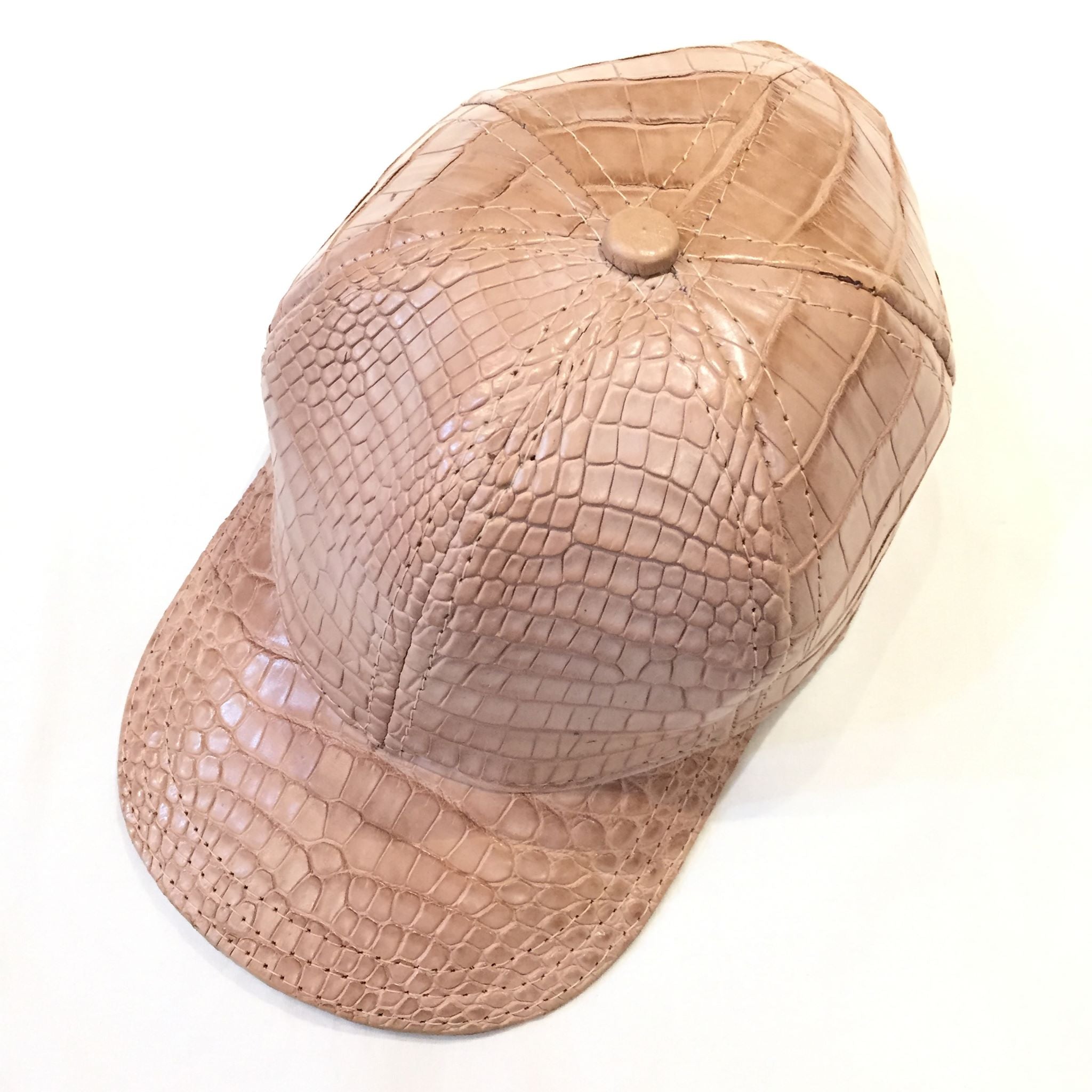 Kashani Cream All Over Alligator Strap back Hat - Dudes Boutique