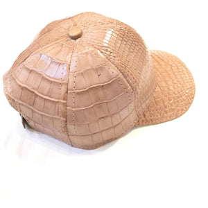 Kashani Cream All Over Alligator Strap back Hat - Dudes Boutique