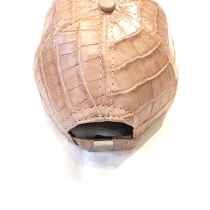 Kashani Cream All Over Alligator Strap back Hat - Dudes Boutique