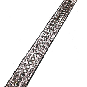 b.b. Simon Zebra Crown Fully Loaded Crystal Belt - Dudes Boutique
