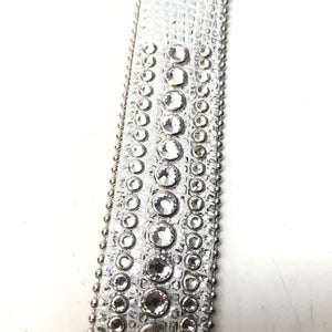 b.b. Simon 'Chrome Crown' Fully Loaded Crystal Belt - Dudes Boutique
