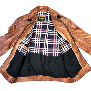 Scully Western Nutmeg Brown Lambskin Jacket - Dudes Boutique