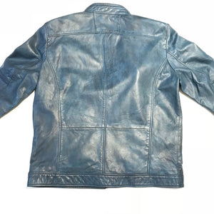 Scully Western Ocean Blue Lambskin Jacket - Dudes Boutique