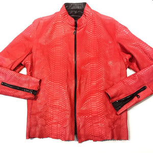 Kashani Baby Soft Full Python Snake Jacket - Dudes Boutique