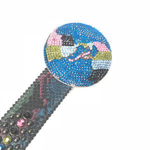 b.b. Simon Globe Python Fully Loaded Crystal Belt - Dudes Boutique