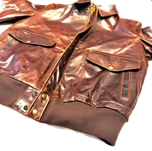 Schott NYC Men's Double Pocket Cowhide Leather Jacket - Dudes Boutique