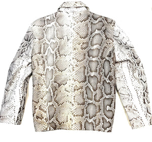 Kashani All-Over Python Skin Bomber Jacket - Dudes Boutique