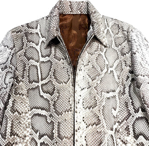 Kashani All-Over Python Skin Bomber Jacket - Dudes Boutique